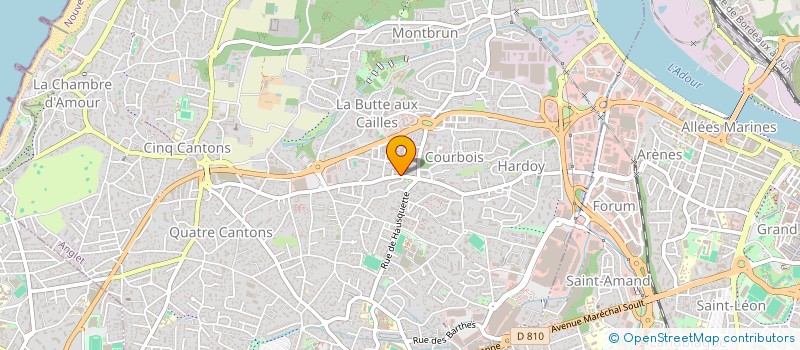 localisation de l'entreprise MONSIEUR ROBERT SAINT-GIRON  ANGLET