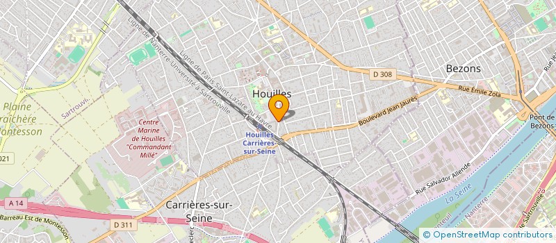 localisation de l'entreprise MONSIEUR ROBERT SALAMA à HOUILLES