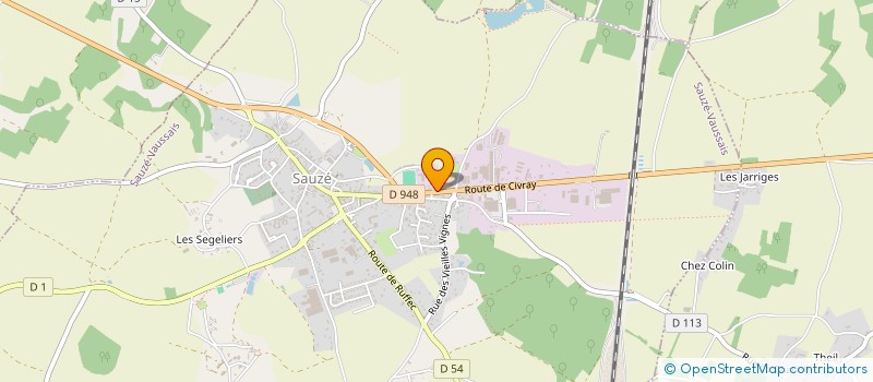 localisation de l'entreprise MONSIEUR ROBERT SALAUN  SAUZE-VAUSSAIS