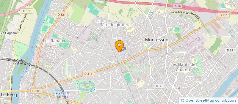 localisation de l'entreprise MONSIEUR ROBERT SALES  CHATOU