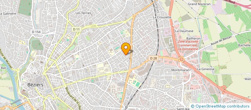 localisation de l'entreprise MONSIEUR ROBERT SANCHEZ-HERNANDEZ à BEZIERS