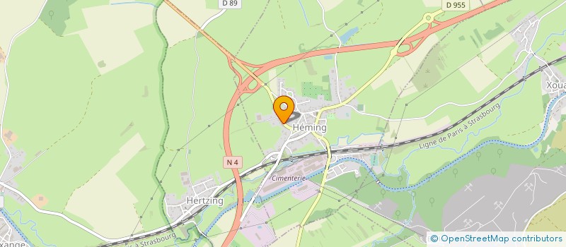 localisation de l'entreprise MONSIEUR ROBERT SANTINI  HEMING