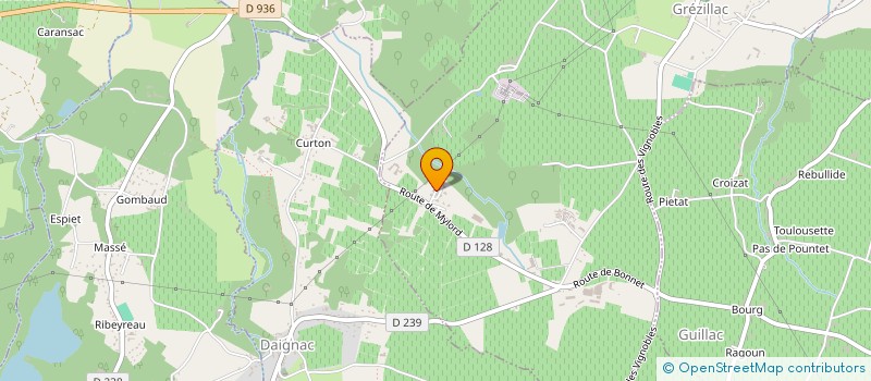 localisation de l'entreprise MONSIEUR ROBERT SARRAZIN  GREZILLAC