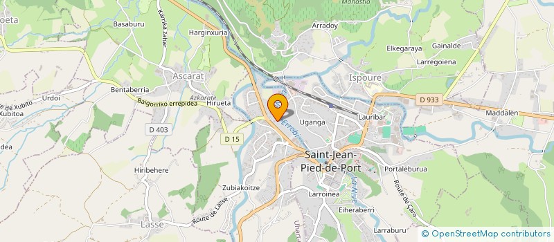 localisation de l'entreprise MONSIEUR ROBERT SAUMADE à UHART-CIZE