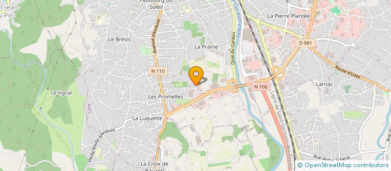localisation de l'entreprise MONSIEUR ROBERT SAUVAGNARGUES à ALES