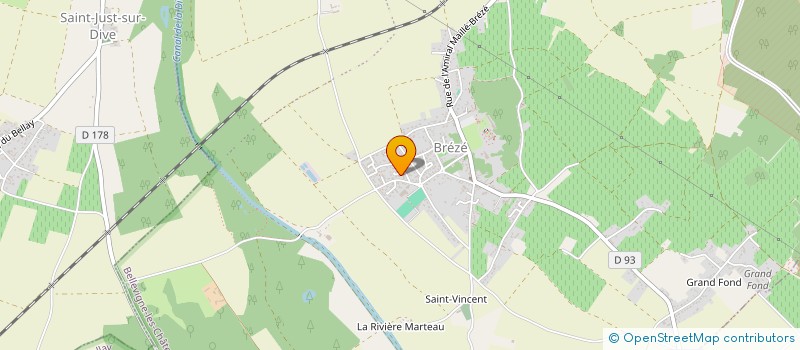 localisation de l'entreprise MONSIEUR ROBERT SAUVAITRE  MONTREUIL-BELLAY