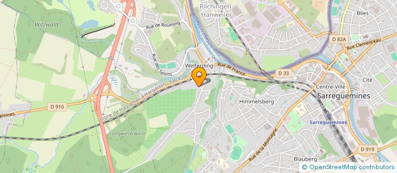 localisation de l'entreprise MONSIEUR ROBERT SCHAEFFER  SARREGUEMINES