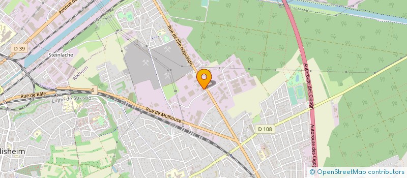 localisation de l'entreprise MONSIEUR ROBERT SCHAERER  RIXHEIM