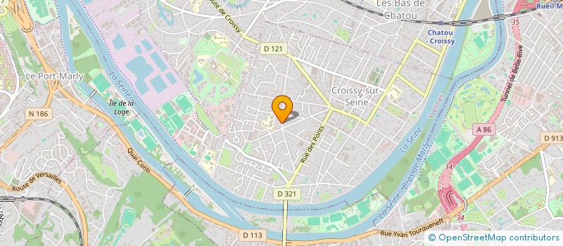 localisation de l'entreprise MONSIEUR ROBERT SCHILTZ  CROISSY-SUR-SEINE