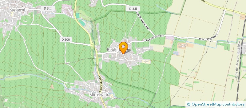 localisation de l'entreprise MONSIEUR ROBERT SCHUMACHER à BEBLENHEIM