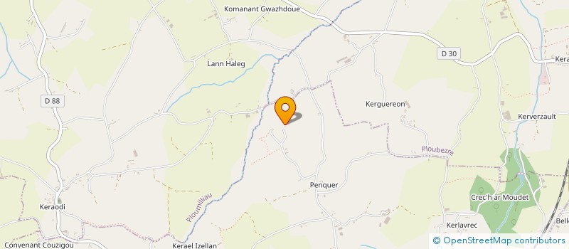 localisation de l'entreprise MONSIEUR ROBERT SCRUIGNEC  LE VIEUX-MARCHE