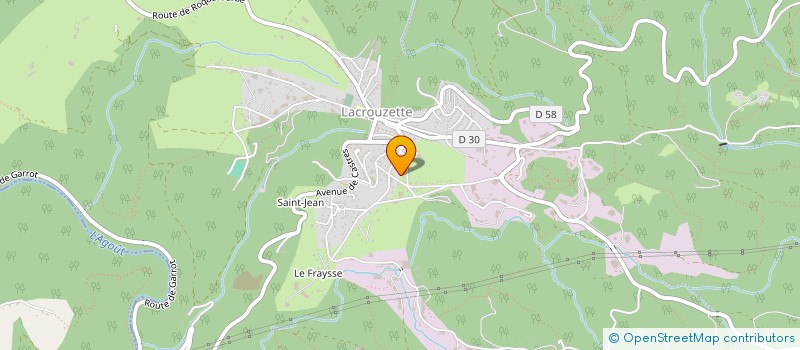 localisation de l'entreprise MONSIEUR ROBERT SEGUIER  LACROUZETTE