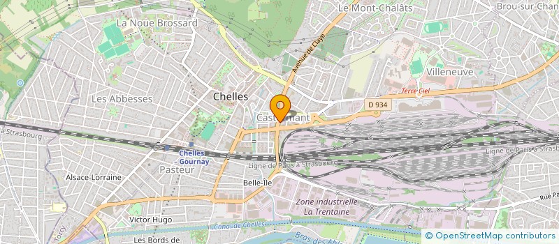 localisation de l'entreprise MONSIEUR ROBERT SENDA MULAMBA  CHELLES