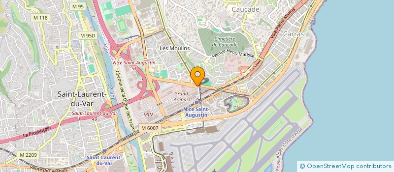 localisation de l'entreprise MONSIEUR ROBERT SENGHOR  NICE