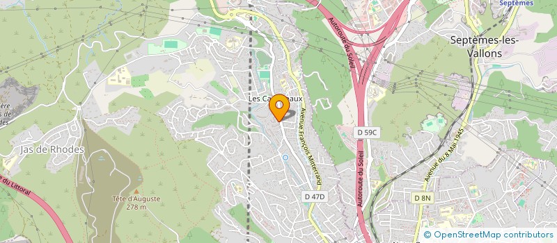 localisation de l'entreprise MONSIEUR ROBERT SESTO à LES PENNES-MIRABEAU