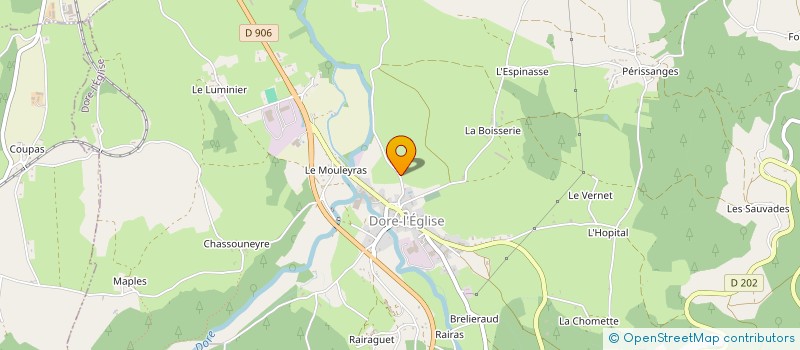 localisation de l'entreprise MONSIEUR ROBERT SGARRA à DORE-L'EGLISE
