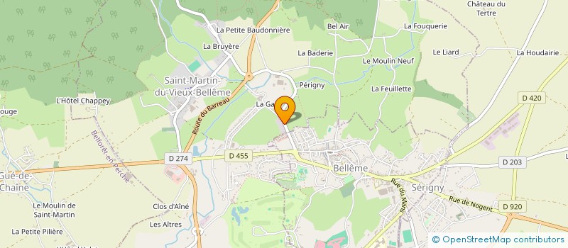 localisation de l'entreprise MONSIEUR ROBERT SHEPPARD à BELFORET-EN-PERCHE
