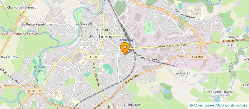 localisation de l'entreprise MONSIEUR ROBERT SIDDALL  PARTHENAY