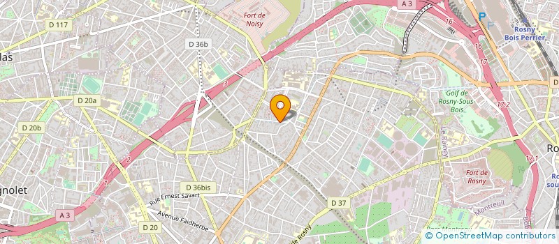 localisation de l'entreprise MONSIEUR ROBERT SIMONET à MONTREUIL