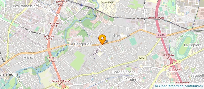localisation de l'entreprise MONSIEUR ROBERT SIMONETTI à TOULOUSE