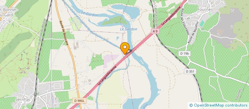 localisation de l'entreprise MONSIEUR ROBERT SIMONNEAU  FOURNES