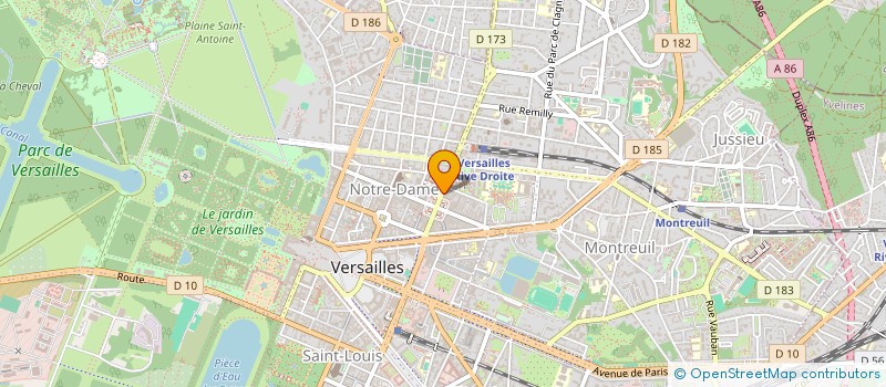 localisation de l'entreprise MONSIEUR ROBERT SIMONNET à VERSAILLES