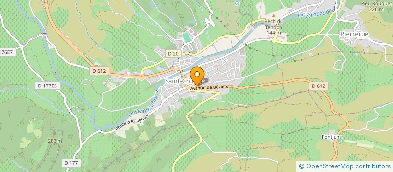 localisation de l'entreprise MONSIEUR ROBERT SISQUES à SAINT-CHINIAN
