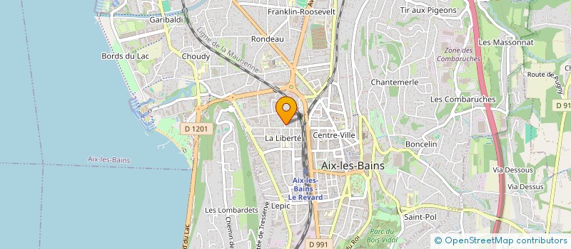 localisation de l'entreprise MONSIEUR ROBERT SKUBIS à AIX-LES-BAINS