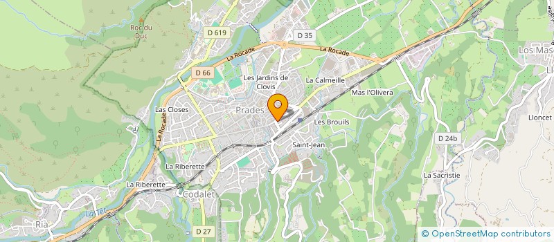 localisation de l'entreprise MONSIEUR ROBERT SMITH à PRADES