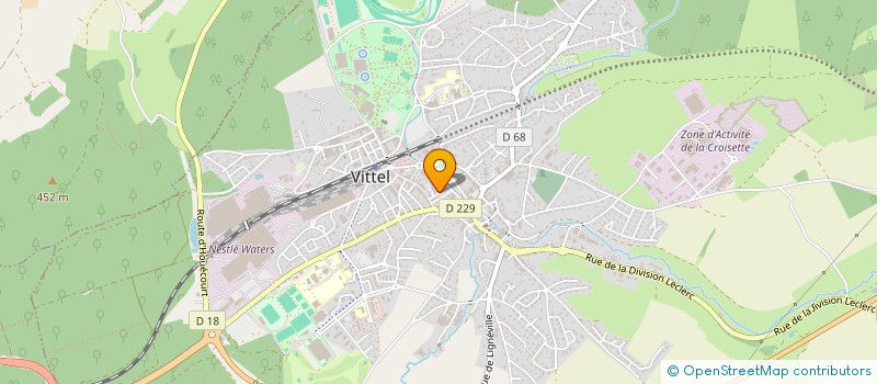 localisation de l'entreprise MONSIEUR ROBERT SOURON  VITTEL