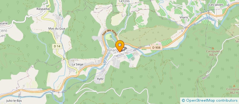 localisation de l'entreprise MONSIEUR ROBERT SOURZAC  OLARGUES