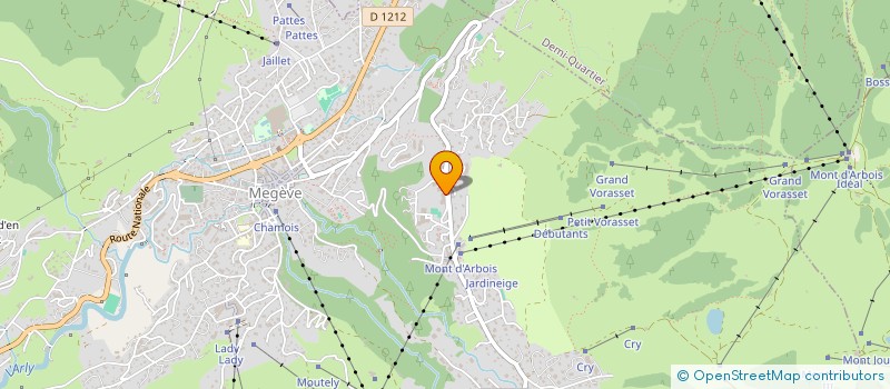 localisation de l'entreprise MONSIEUR ROBERT SPAGNOLO  MEGEVE