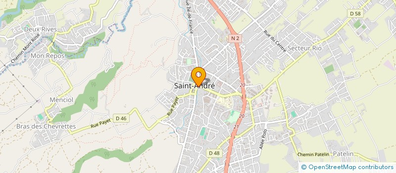 localisation de l'entreprise MONSIEUR ROBERT SPERLEA  SAINT-ANDRE