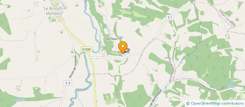 localisation de l'entreprise MONSIEUR ROBERT SPICK  LE BROUILH-MONBERT