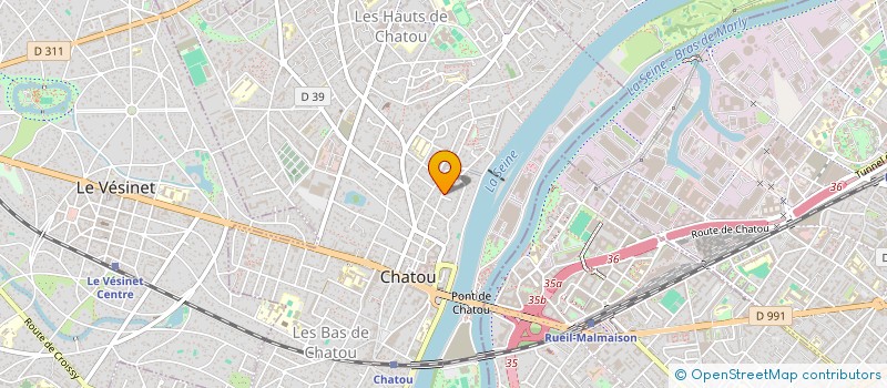 localisation de l'entreprise MONSIEUR ROBERT STANOJEVIC  CHATOU