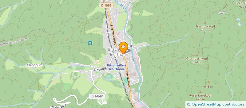 localisation de l'entreprise MONSIEUR ROBERT STERKLEN  BITSCHWILLER-LES-THANN