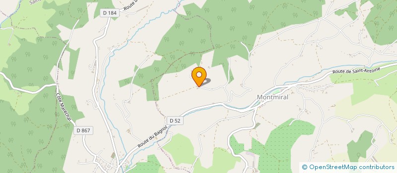 localisation de l'entreprise MONSIEUR ROBERT STOUVENEL  MONTMIRAL