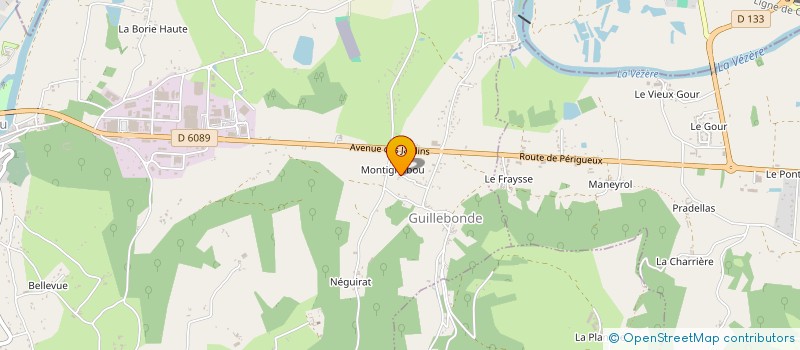 localisation de l'entreprise MONSIEUR ROBERT SULIKOWSKI à TERRASSON LAVILLEDIEU