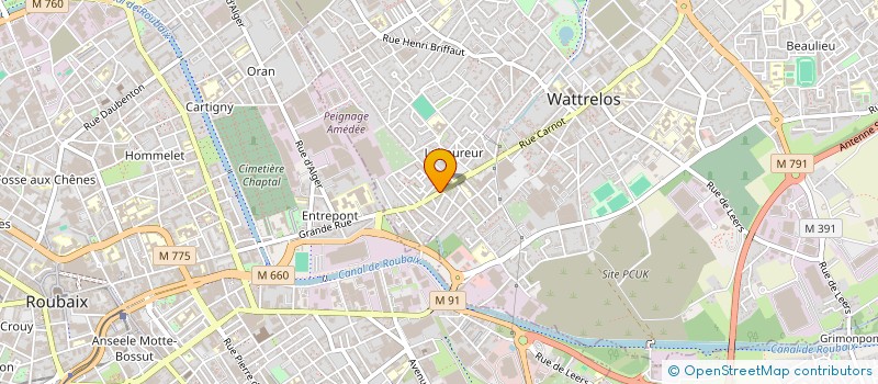 localisation de l'entreprise MONSIEUR ROBERT SURMAJ à WATTRELOS