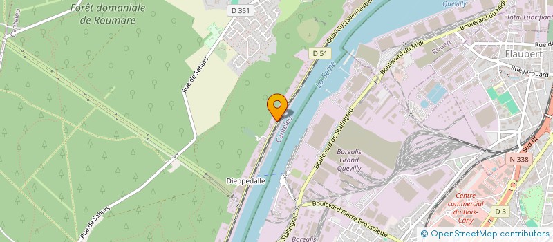 localisation de l'entreprise MONSIEUR ROBERT TACUSSEL  CANTELEU