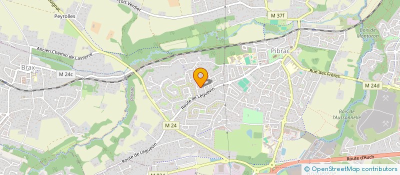 localisation de l'entreprise MONSIEUR ROBERT TAGLIAFERRO  PIBRAC