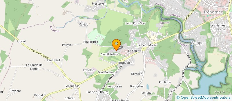 localisation de l'entreprise MONSIEUR ROBERT TANGUY à ARRADON