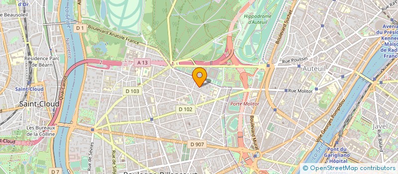 localisation de l'entreprise MONSIEUR ROBERT TAUB à BOULOGNE-BILLANCOURT