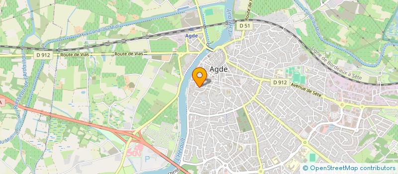 localisation de l'entreprise MONSIEUR ROBERT TAURAN à AGDE