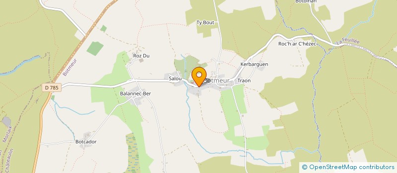 localisation de l'entreprise MONSIEUR ROBERT TAVENNEC  LA FEUILLEE