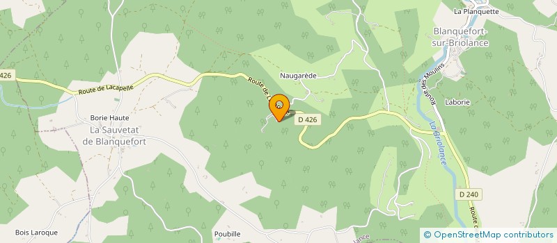 localisation de l'entreprise MONSIEUR ROBERT TEEUWEN  BLANQUEFORT-SUR-BRIOLANCE