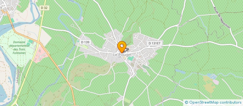 localisation de l'entreprise MONSIEUR ROBERT TEILHARD à LE POUGET