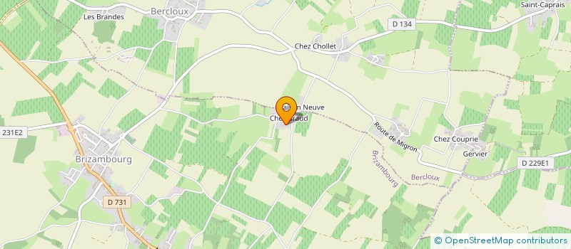 localisation de l'entreprise MONSIEUR ROBERT TERRIERE  MIGRON