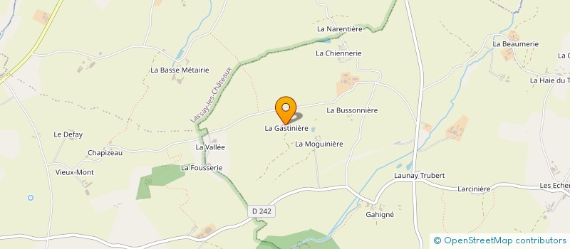 localisation de l'entreprise MONSIEUR ROBERT TERROITIN  CHEVAIGNE-DU-MAINE