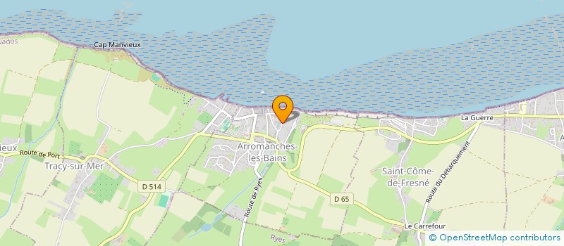 localisation de l'entreprise MONSIEUR ROBERT TERUEL à ARROMANCHES-LES-BAINS
